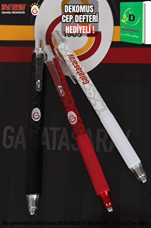 "DEKOMUS CEP DEFTERİ HEDİYELİ" YENİ SEZON LİSANSLI GALATASARAY WISE VERSATİL UÇLU KALEM 0,7 MM 