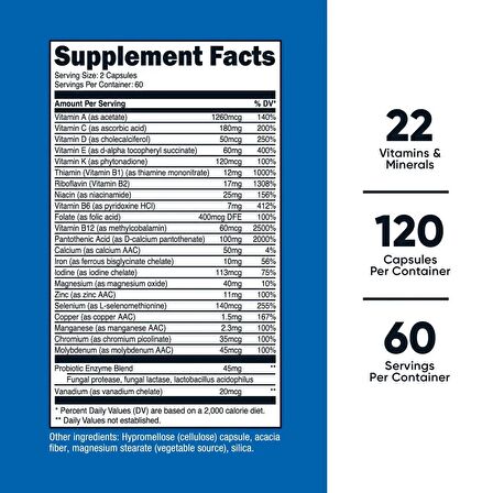 Nutricost Multivitamin 120 Capsules