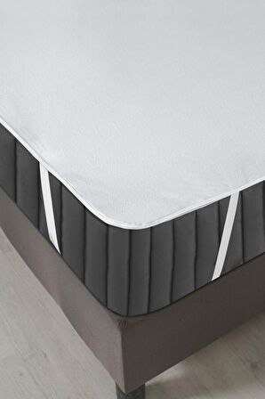 Pamuklu Sıvı Geçirmez Alez, 4 Köşe Lastikli 100x200