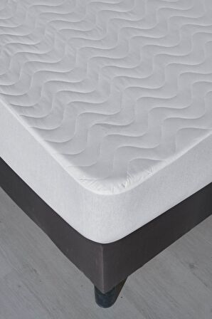 Kapitone Sıvı Geçirmez Alez, Fitted 70x140