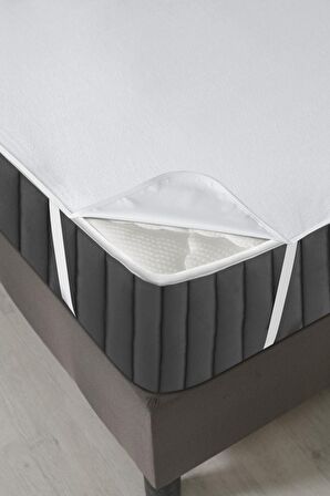 Polyester Sıvı Geçirmez Alez, 4 Köşe Lastikli 140x200