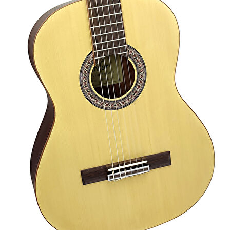 Ardor LCG068S Klasik Gitar CİLASIZ, MAT Kılıf Hediyeli