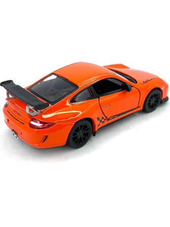 Turuncu 2010 Porsche 911 Gt3 Rs 1/36 Çek Bırak Die-Cast Model Araç