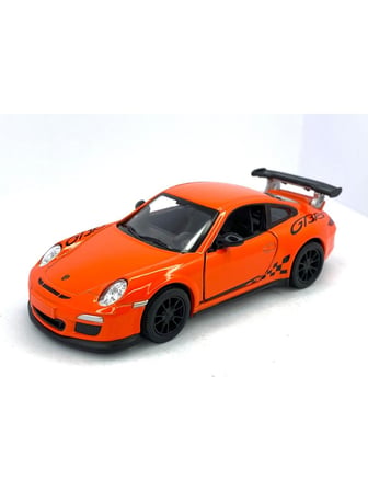 Turuncu 2010 Porsche 911 Gt3 Rs 1/36 Çek Bırak Die-Cast Model Araç