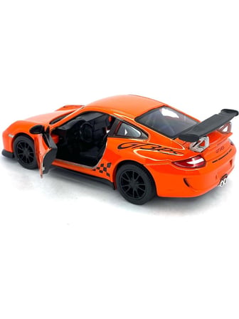 Turuncu 2010 Porsche 911 Gt3 Rs 1/36 Çek Bırak Die-Cast Model Araç