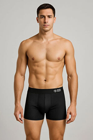 Dikişsiz Buz Ipek Ter Uzaklaştıran Spor Sürdürülebilir Özel Erkek Iç Giyim 3 Parça 1001 Boxer