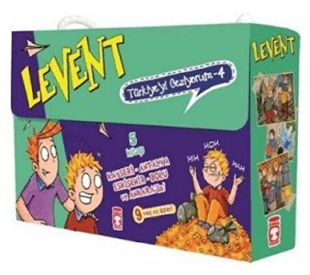 Levent Türkiye'yi Geziyorum - 4 (5 Kitap Takım)
