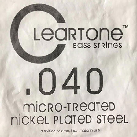 Cleartone Bass Single EMP .040 Bas Gitar Tek Tel