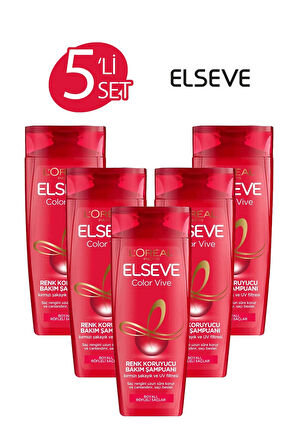 Elseve Renk Koruyucu Ve Nemlendirici Şampuan 360 ml X 5 Adet