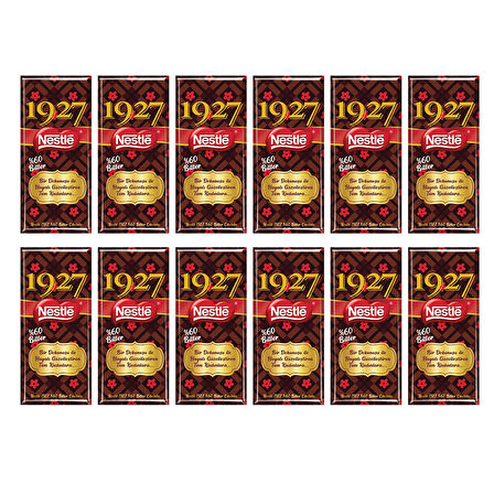 Nestle 1927 Bitter Tablet Çikolata 65 gr x 12 Adet