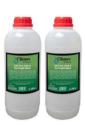 Clintex Kimya Saf Ipa 99.9 Izopropil Alkol 2x1 Litre