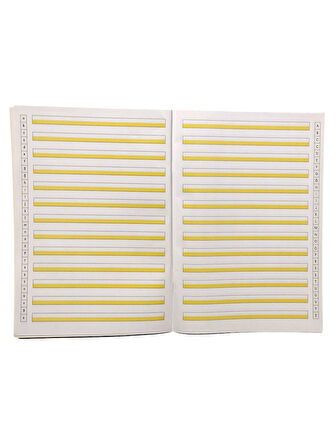 Yeni Müfradat Kılavuz Çizgili Güzel Yazı Defteri Büyük Boy 19x27cm -1 Adet