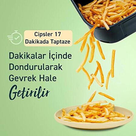 COSORI Air Fryer (Sıcak Hava Fritözü) 3.8 Litre Gri 1500 W