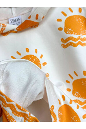 Erkek Çocuk Kapüşonlu Pamuklu Takim (2-8 yaş )