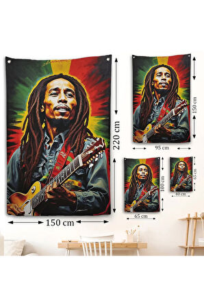 Bob Marley Duvar Örtüsü-7863