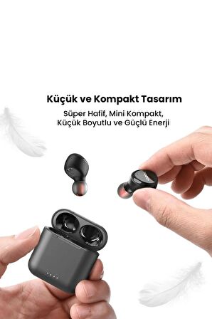 T66S Ultra Hafif IPX8 Su Geçirmez Bluetooth 5.3 Kablosuz Airpods Kulaklık