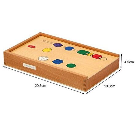 Circle Toys Ahşap Line Up Intellectual Beads Box