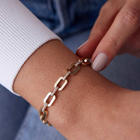 Geniş Chain Bileklik