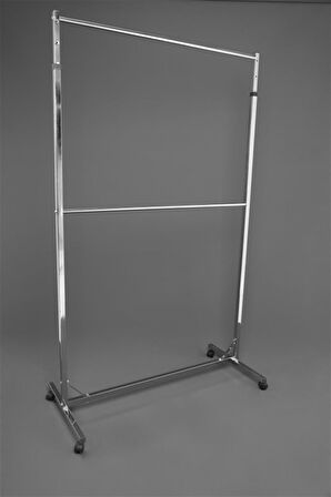 Çift Katlı Krom Askılık Ekonomik stand