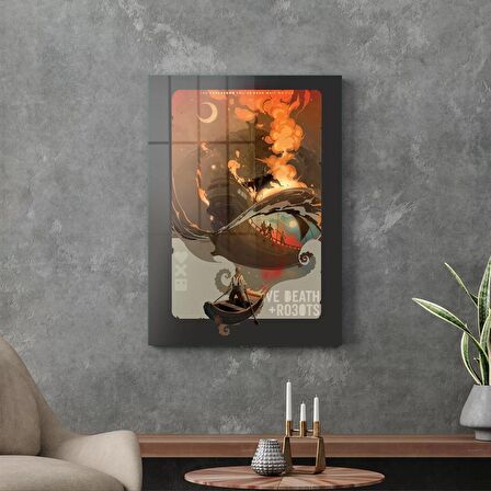 Decovetro Cam Tablo Love Death Robots Bad Travelling Poster