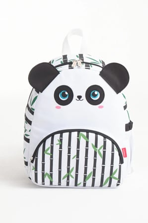 Lisanslı Panda Figürlü Kız/Erkek Çocuk Kreş Sırt Çantası ve Isı Yalıtımlı Beslenme Çantası Seti