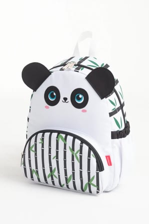 Lisanslı Panda Figürlü Kız/Erkek Çocuk Kreş Sırt Çantası ve Isı Yalıtımlı Beslenme Çantası Seti