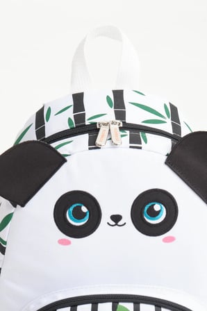 Lisanslı Panda Figürlü Kız/Erkek Çocuk Kreş Sırt Çantası ve Isı Yalıtımlı Beslenme Çantası Seti