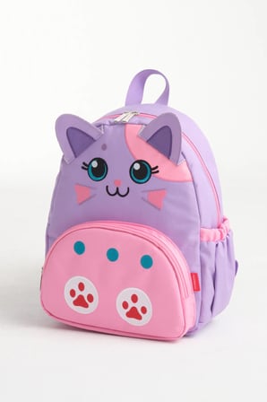 Lisanslı Kedi Figürlü Kız Çocuk Kreş Anaokulu Sırt Çantası ve Isı Yalıtımlı Beslenme Seti