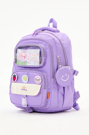 Kawaii 2'li Okul Çantası Seti İlkokul Sırt Çantası + Termal Beslenme Çantası