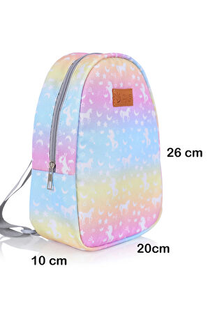 DysCase 0-6 Yaş Yeni Doğan Çocuk Sırt Çantası Okul Öncesi Backpack Unicorn