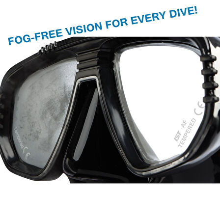 IST Maske PRO-EAR Kulaklıklı (ANTI-FOG), Siyah