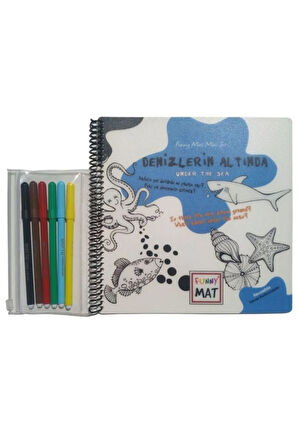 Denizlerin Altında - Funny Mat - Mini Set (aktivite Seti) Kitabı Esinti