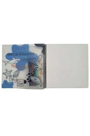 Denizlerin Altında - Funny Mat - Mini Set (aktivite Seti) Kitabı Esinti