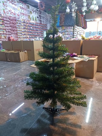 100 Cm Yılbaşı Ağacı Gür Dallı Yılbaşı Çam Ağacı Yılbaşı Dekoru Çam Ağacı Süs Hediyeli