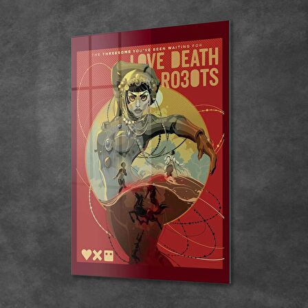 Decovetro Cam Tablo Love Death Robots Jibaro Poster