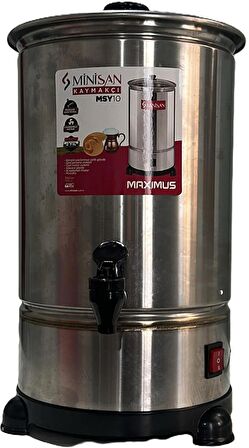 Minisan Kaymakçı 10 Litre Musluklu 2 Kademeli Motorlu Yayık Makinesi