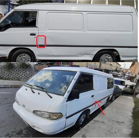 HYUNDAI H100 MİNİBÜS PANELVAN YAKIT MAZOT DEPO DIŞ KAPAĞI ORJİNAİ 7871043500