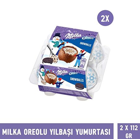 Milka Oreolu Yılbaşı Yumurtası 112 gr – 2 Adet