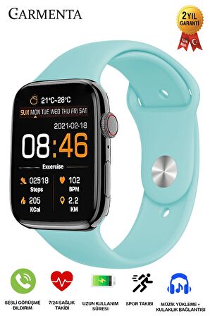 X8 Ultra Akıllı Saat - 45mm 2.0 Inç Ios Ve Android Uyumlu Arama Yapan Akıllı Saat