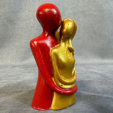 Uretti - Hülya 6683 El Yapımı Dekoratif Sarılmış Çift Biblo