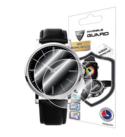 IPG Tüm Yuvarlak Camlı Saatler Için Ekran Koruyucu, 2 Adet 43 mm
