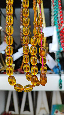 Ateş kehribar tesbih