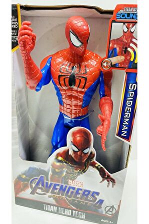 Spiderman Figür Oyuncak Figür Örümcek Adam Figür Işıklı Sesli AVENGERS FİGÜRLERİ SPİDERMAN