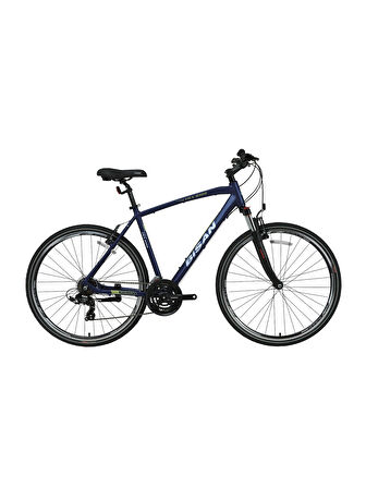 Bisan TRX8100 700C 50cm Kadro Trekking Bisikleti Lacivert / Beyaz