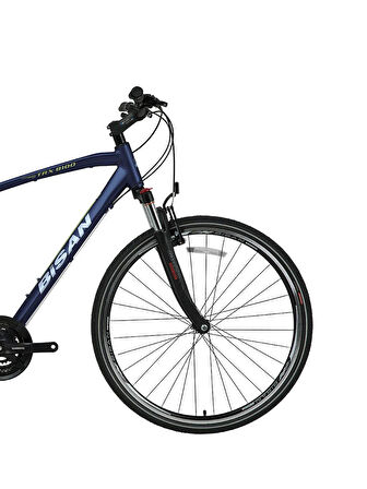 Bisan TRX8100 700C 50cm Kadro Trekking Bisikleti Lacivert / Beyaz