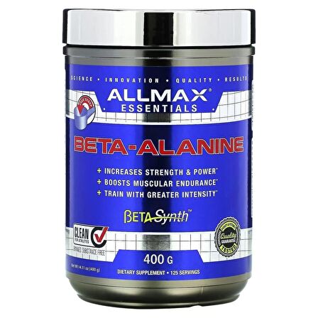 Allmax beta alanine güç performans 400 gr - 125 SERVİS