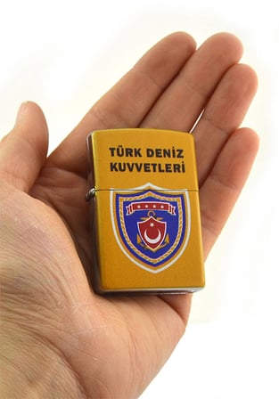 Türk Deniz Kuvvetleri Çakmak - Asker Künye Seti (Açık Renk)