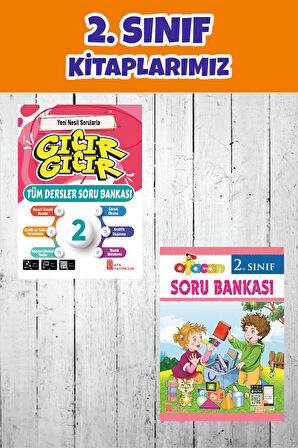 2.Sınıf Yeni Nesil Sorularla Gıcır Gıcır Tüm Dersler Soru Bankası + Afacan Soru Bankası