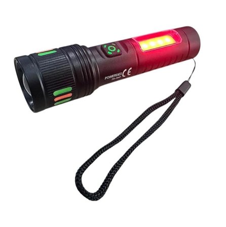 powerdex PD-3007 Zoomlu Şarjlı El Feneri 10W 1000 Lümen
