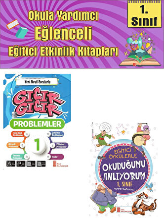 1.Sınıf Yeni Nesil Sorularla Gıcır Gıcır Problem + Eğitici Öykülerle Okuduğumu Anlıyorum